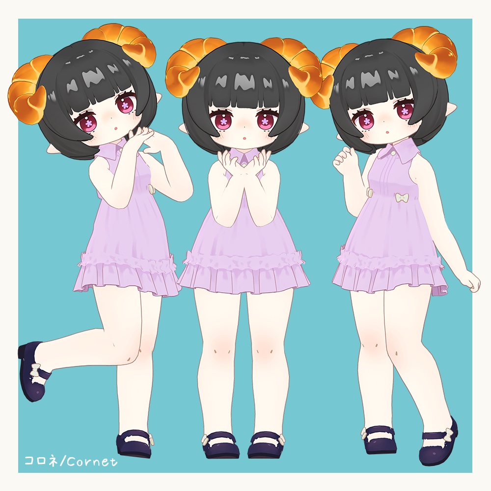 【髪型】ぱっつんうるふ【MA対応】【6avatar対応】