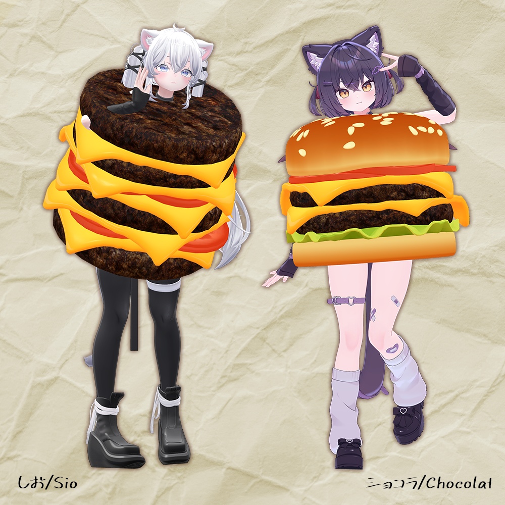 【MA対応】ハンバーガーのきぐるみ🍔【おまけアイテム付き】