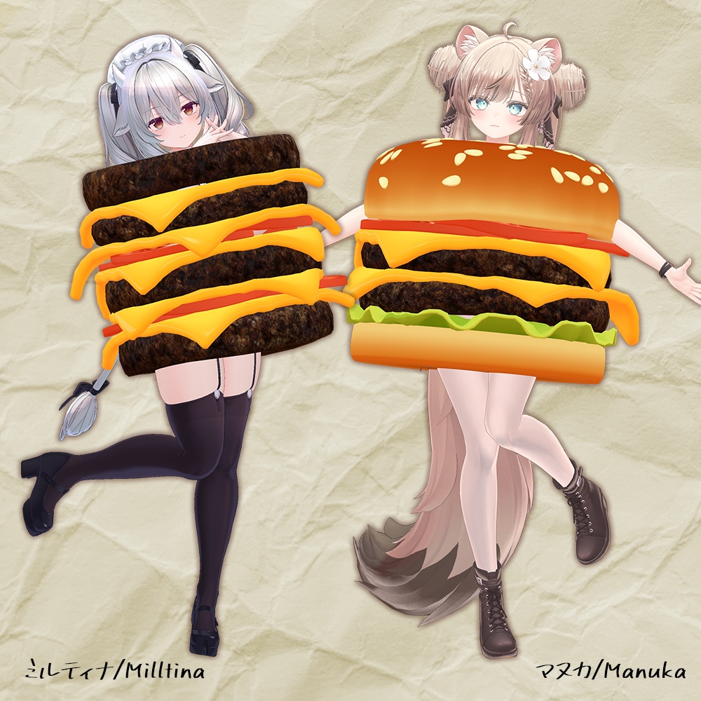 【MA対応】ハンバーガーのきぐるみ🍔【おまけアイテム付き】