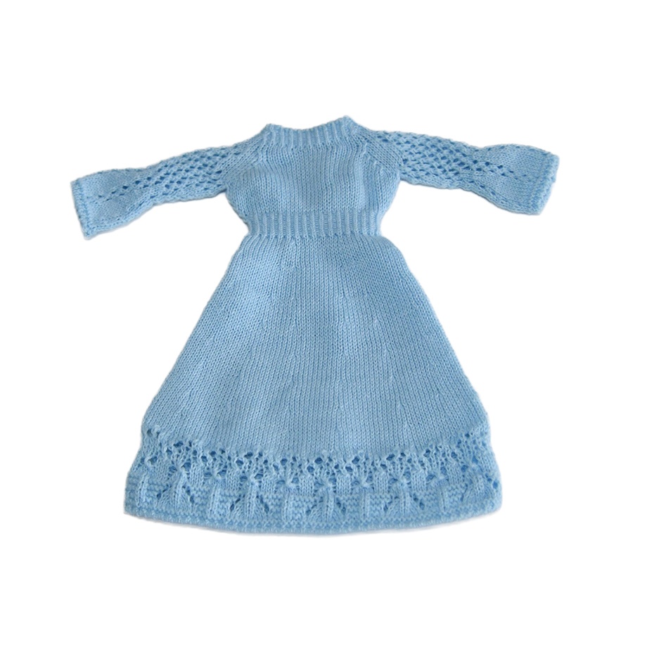 【即納】Lily cotton dress 【Blue】