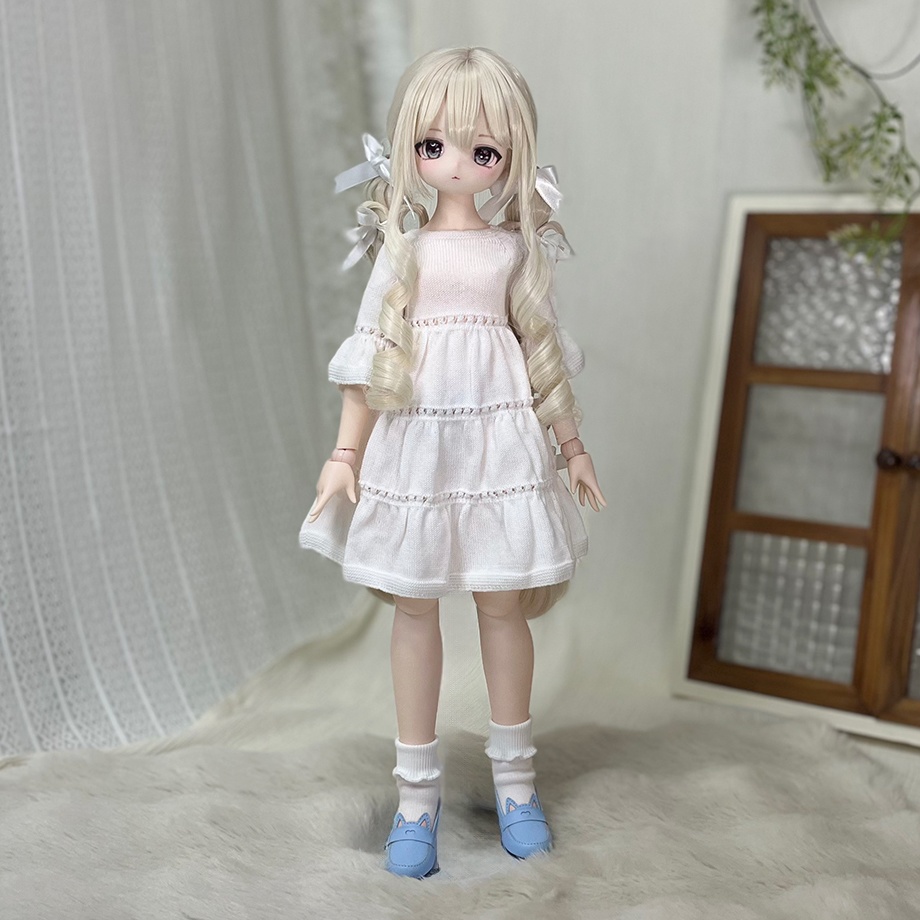 【即納】Tiered knit dress【Off-White】