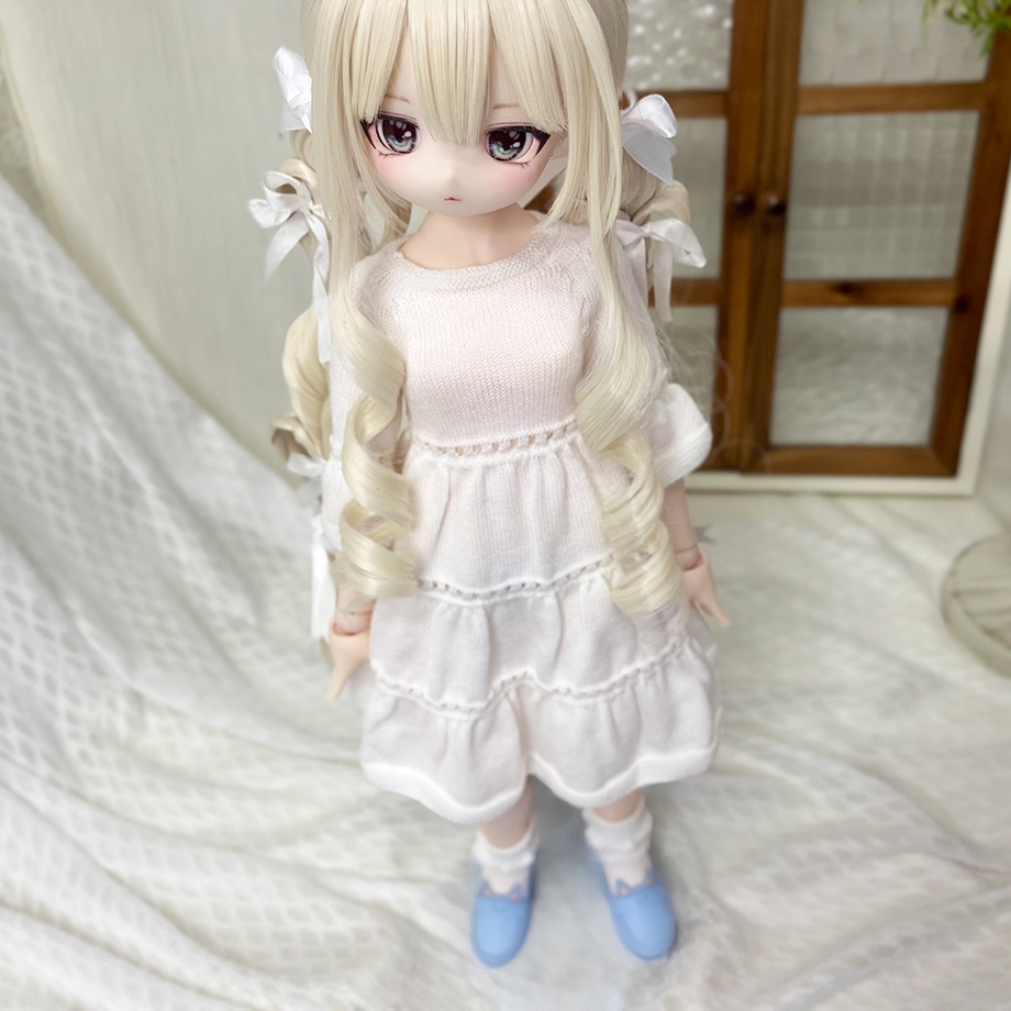 【即納】Tiered knit dress【Off-White】