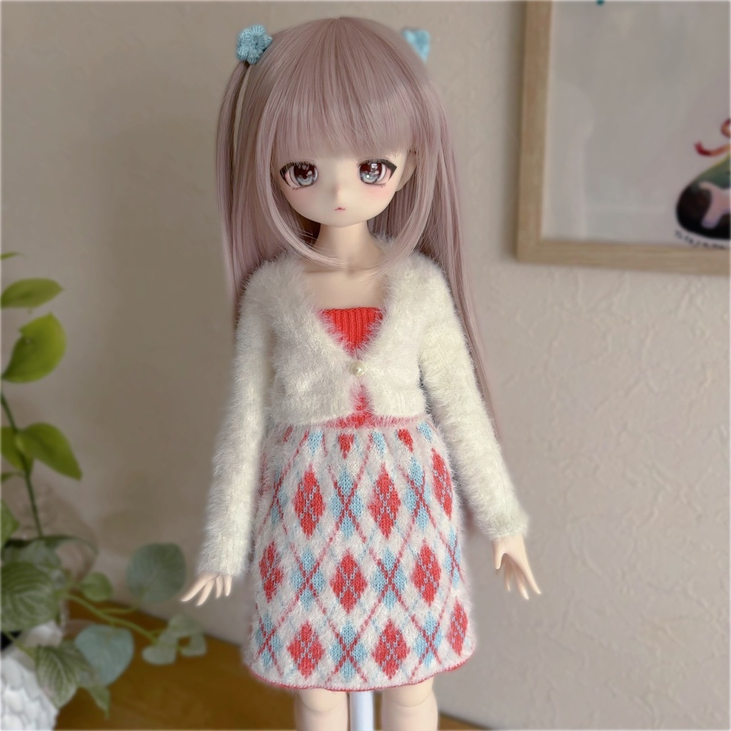 【即納】Argyle check Ensemble