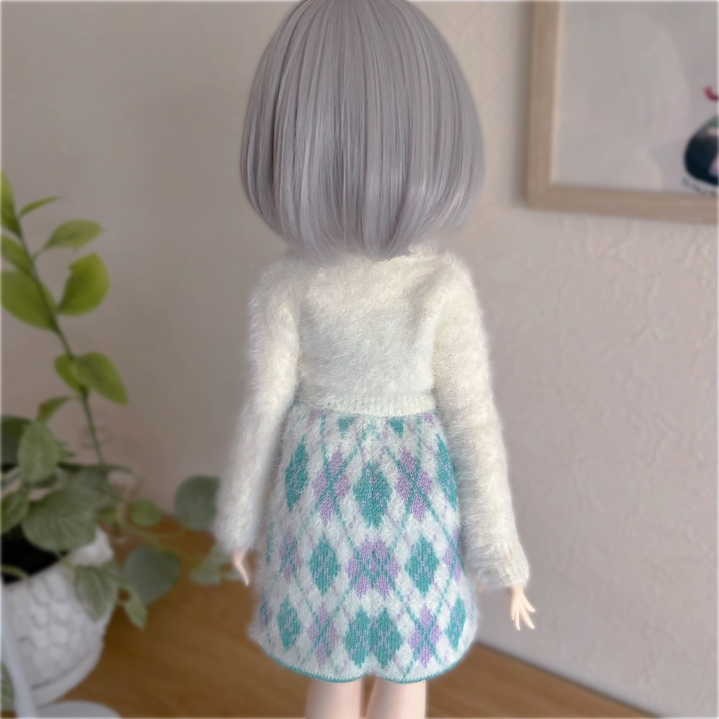 【即納】Argyle check Ensemble