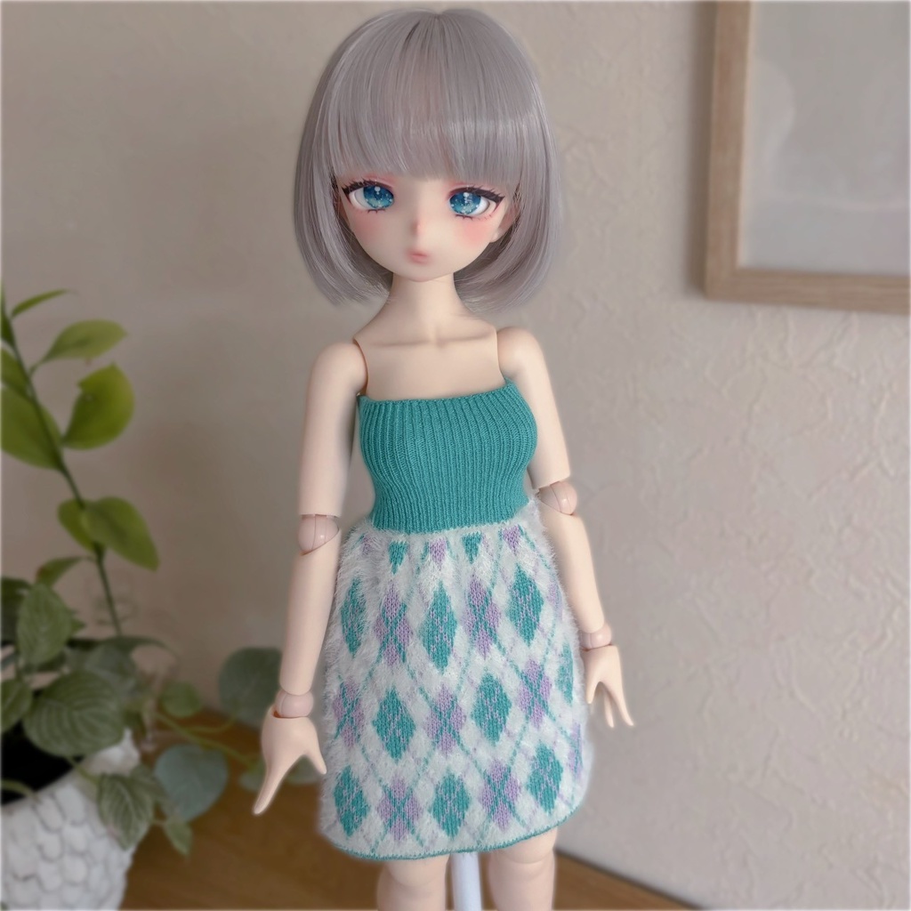 【即納】Argyle check Ensemble