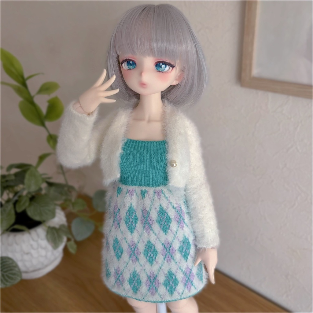 【即納】Argyle check Ensemble