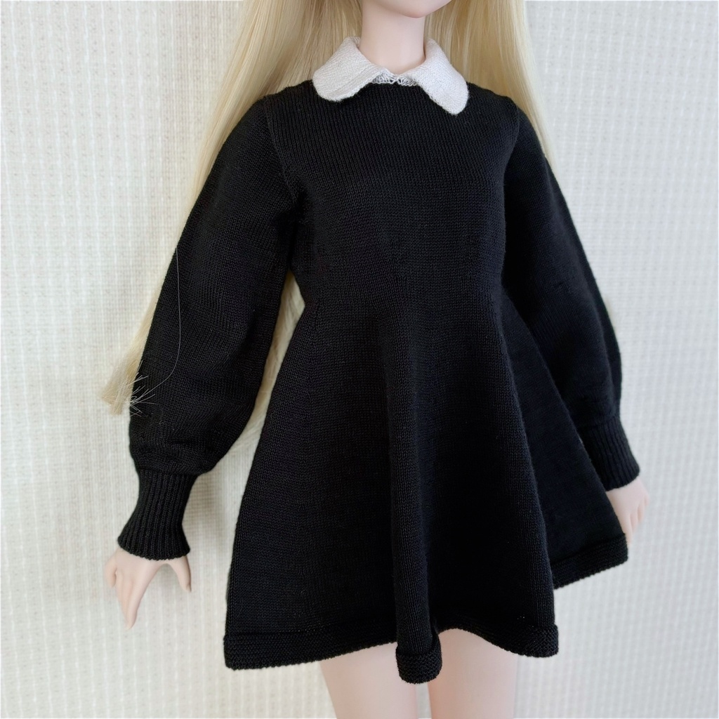 【予約商品】〔1/3size 〕White Collared Dress