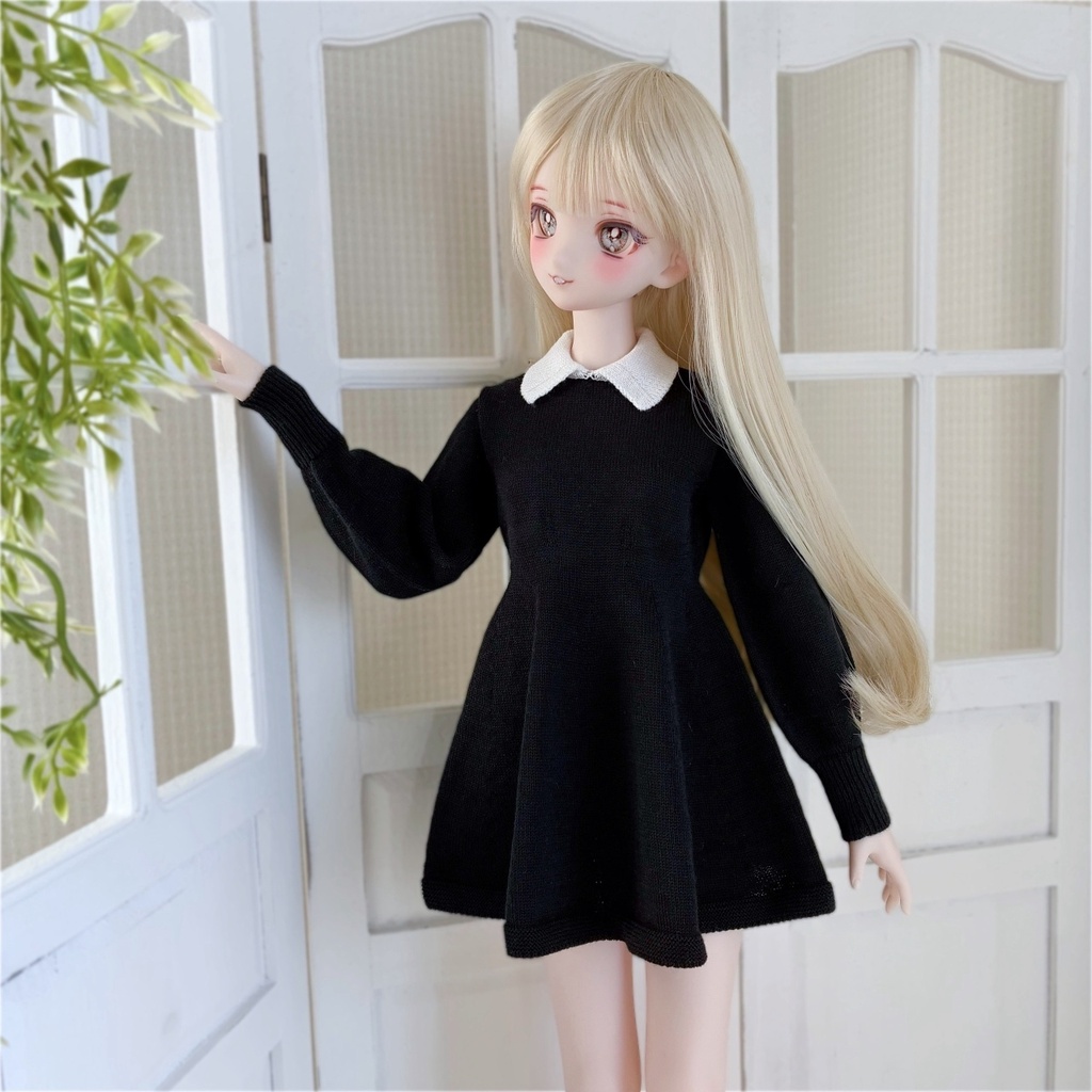 【予約商品】〔1/3size 〕White Collared Dress