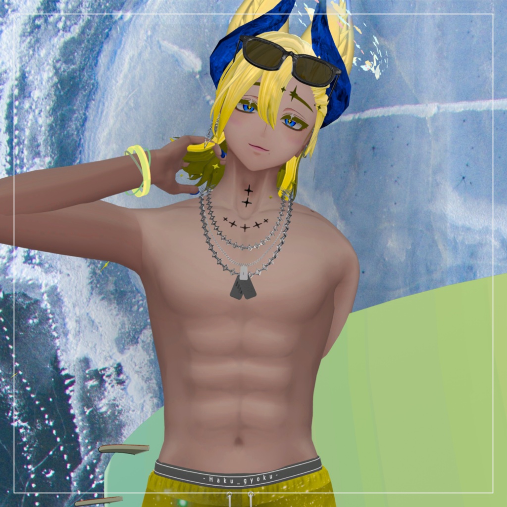 【アズエド対応】AZUEDO Body Make Texture【VRC想定】