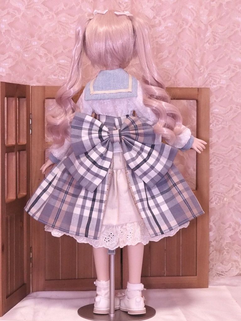 MDD・MSD 夏のさわやかおでかけコーデセット　青✖️チェック