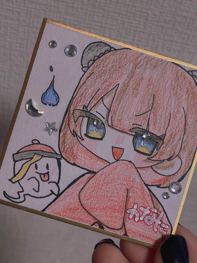 ふっふっふ〜♪♪かなたちゃん色紙