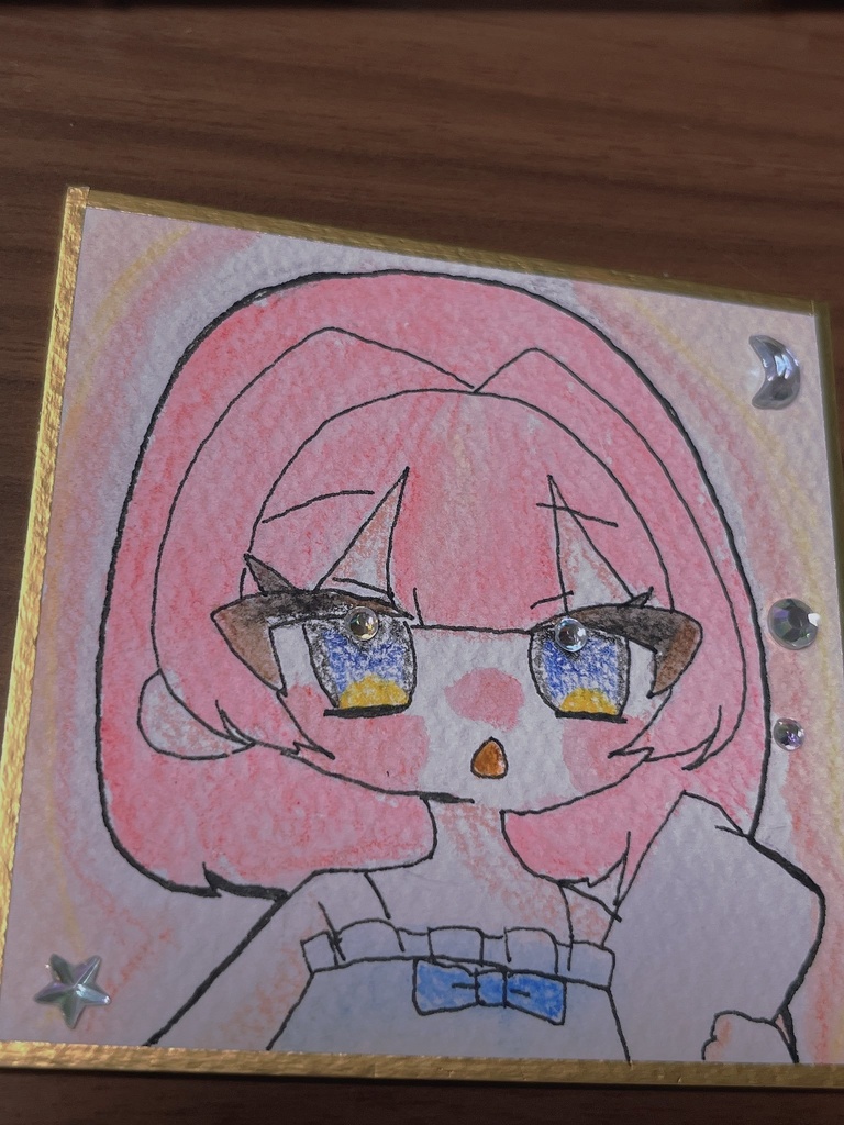 一緒じゃないと寝れない。ももちゃん色紙