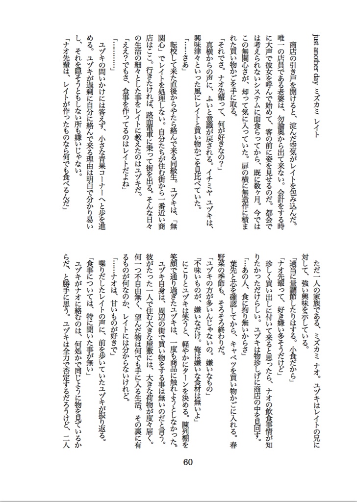 Re;quartz Re;cording novels