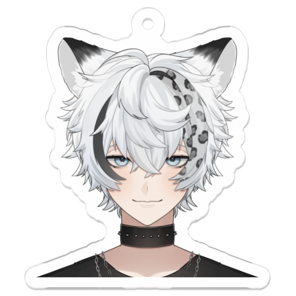 凛一　アクリルキーホルダー　白