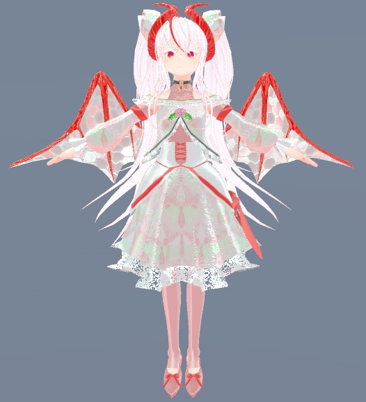 VRC想定3Dアバター【ニュエイ】ver1.021