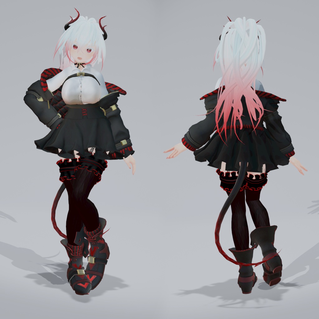 【VRC向け3Dモデル】アカシャ-Aakash-