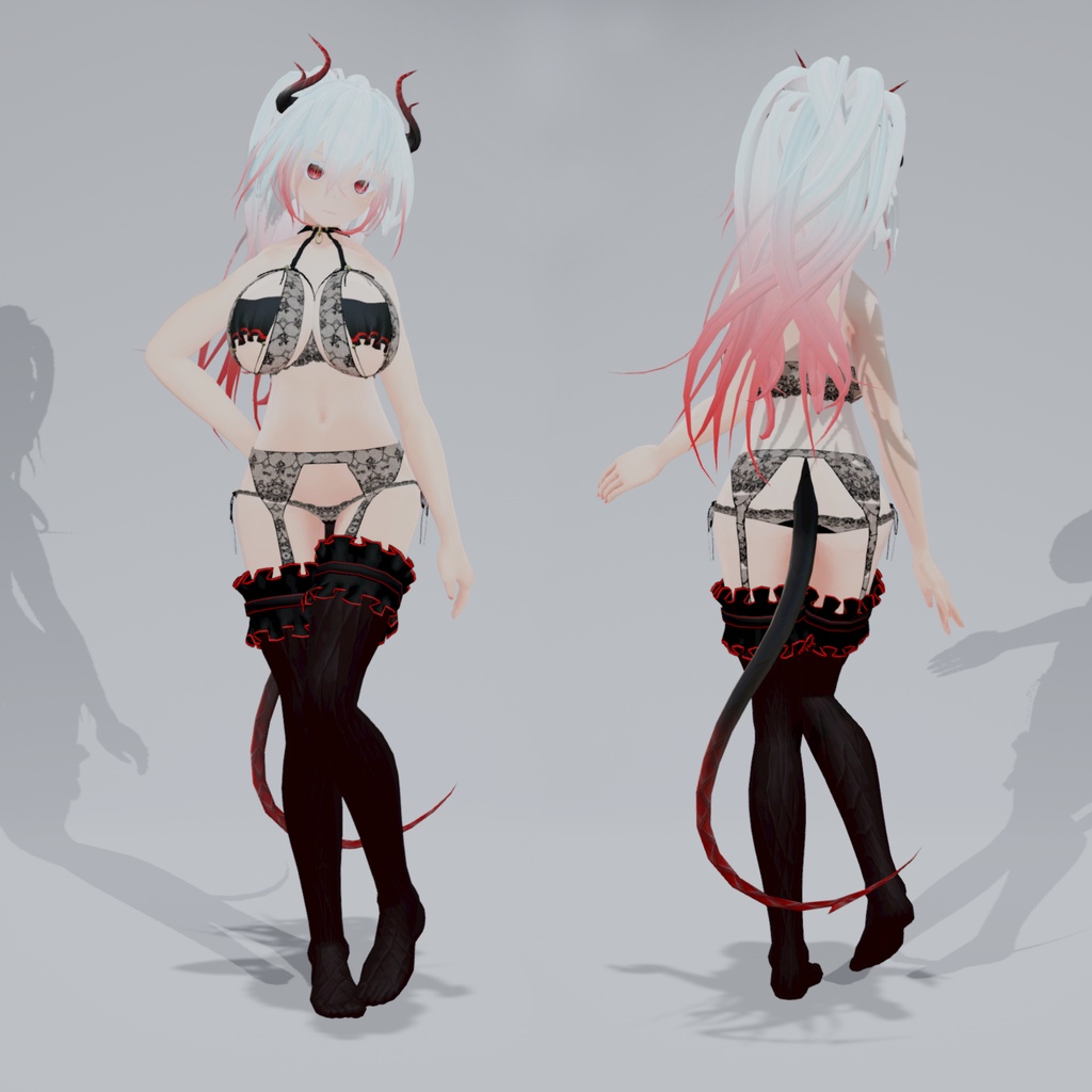 【VRC向け3Dモデル】アカシャ-Aakash-