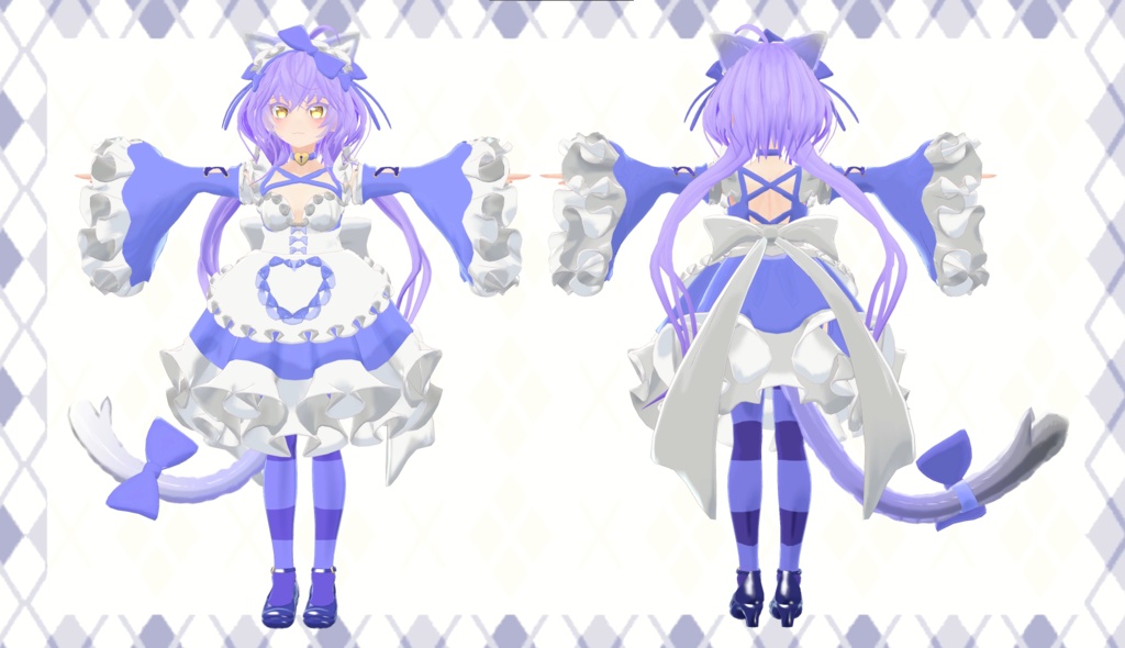 【オリジナル3Dモデル】ラビナver.1.00