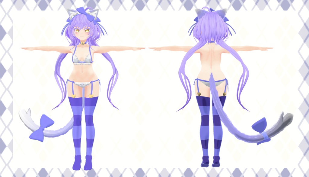 【オリジナル3Dモデル】ラビナver.1.00