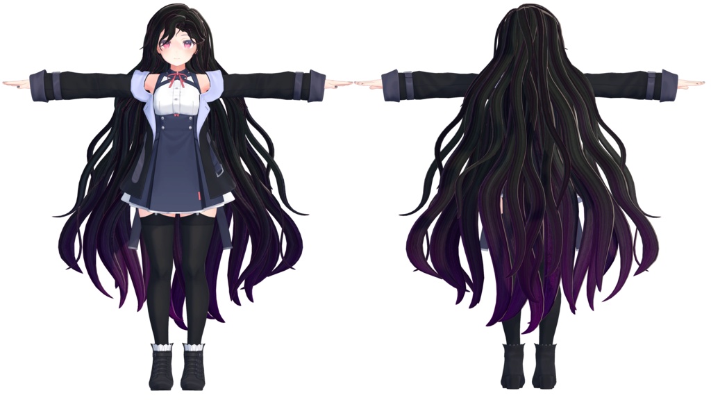 【桔梗用】すっごいロングヘアスタイル
