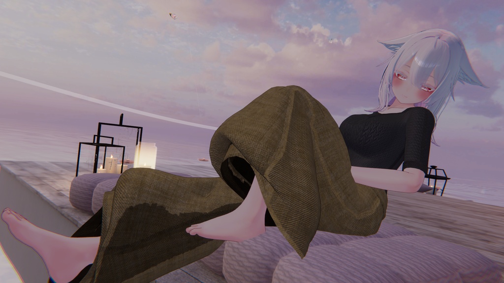 【桔梗用】ふゆミニセーター&だぼズボン