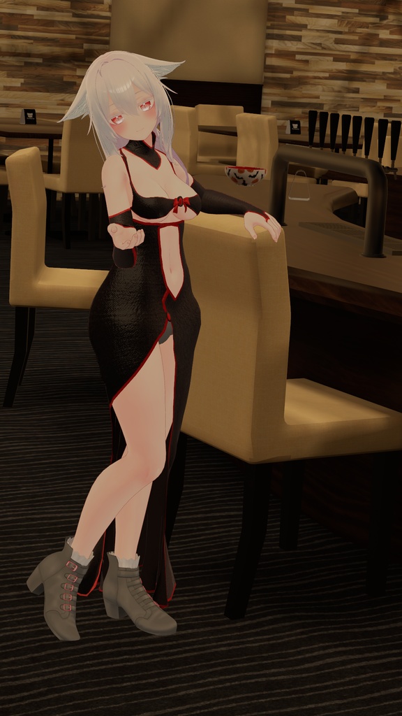 【桔梗用】ロングドレス