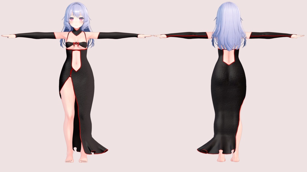 【桔梗用】ロングドレス