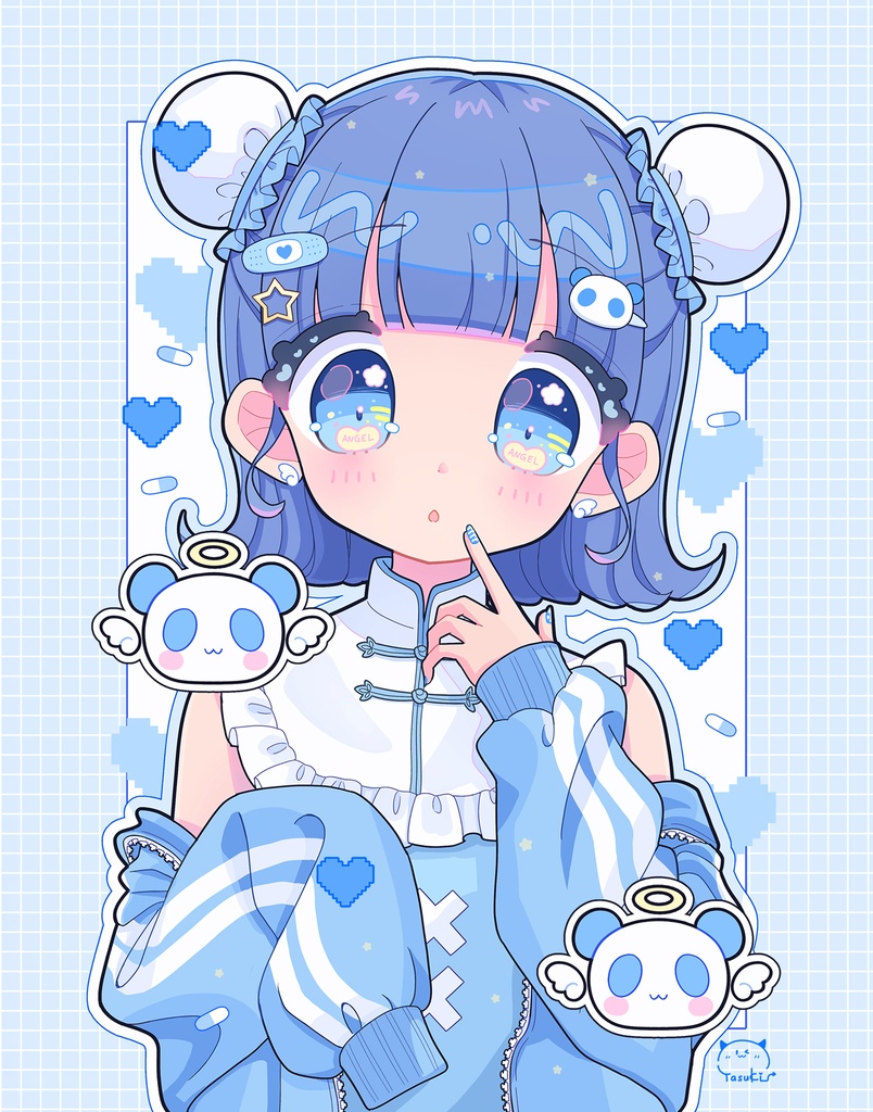 【予約受付：12月5日まで】ミニキャンバスアート（f0）ーゆめちゃん