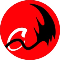 しっぽ缶バッジ（クロウ）