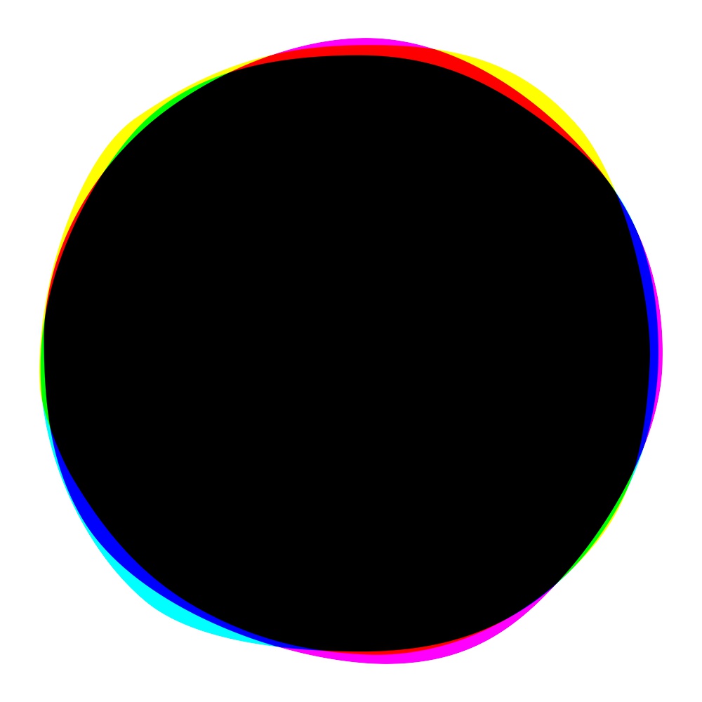 RGB Circle Tshirt (White)