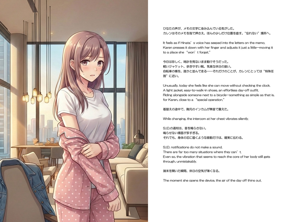 Agent Karen 小説Vol.25 休日の約束、稼働中。 Agent Karen Novel Vol.25 Operation: Keeping a Day-Off Promise Active.