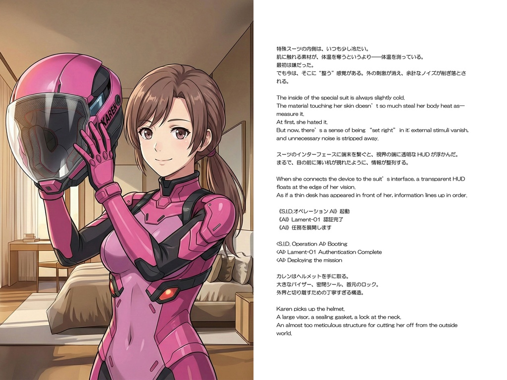 Agent Karen 小説Vol.25 休日の約束、稼働中。 Agent Karen Novel Vol.25 Operation: Keeping a Day-Off Promise Active.