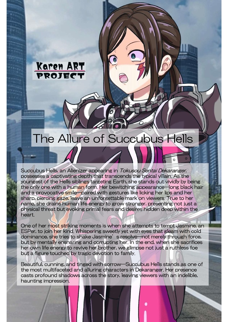 装備系女子 Vol.7 サキュバス【特捜戦隊デカレンジャー】 Gear-loving girls Vol.7 - Succubus【Power Rangers Tokusou Sentai Dekaranger】