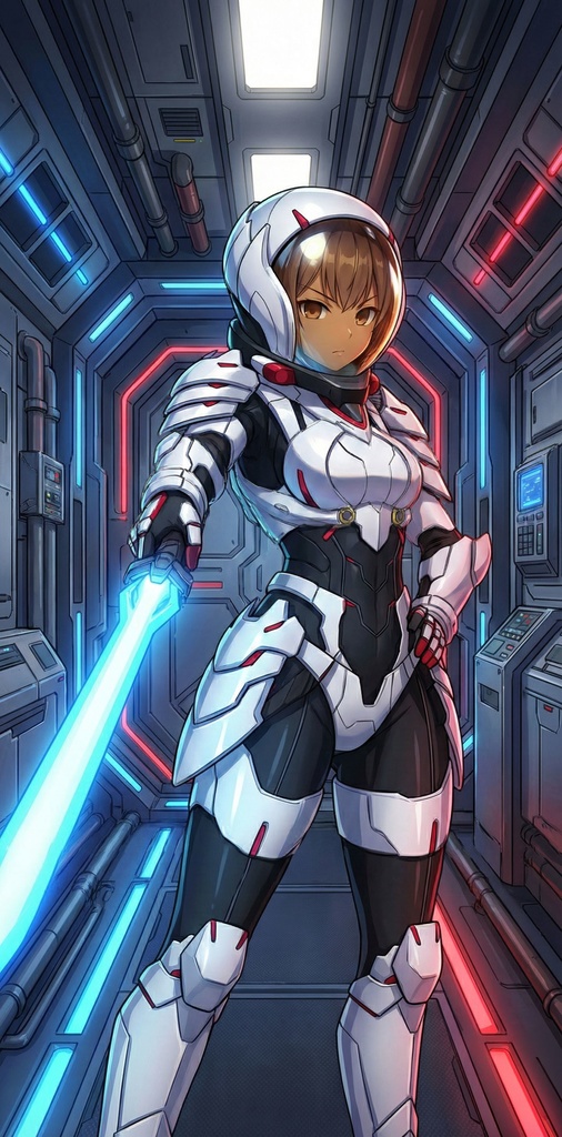 装備系女子 Vol.13 セレナ【目覚めたら最強装備と宇宙船持ち】 Gear-loving girls Vol.13 - Serena【Reborn as a Space Mercenary】