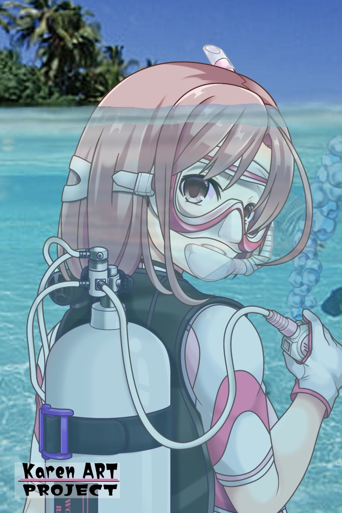 潜水女子 Vol.1 SAS ダイビング装備【水中を泳ぐ女性の美】 Diving Girls Vol.1 - SAS Diving Gear【The Beauty of Women Swimming Underwater】