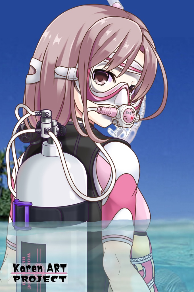 潜水女子 Vol.1 SAS ダイビング装備【水中を泳ぐ女性の美】 Diving Girls Vol.1 - SAS Diving Gear【The Beauty of Women Swimming Underwater】