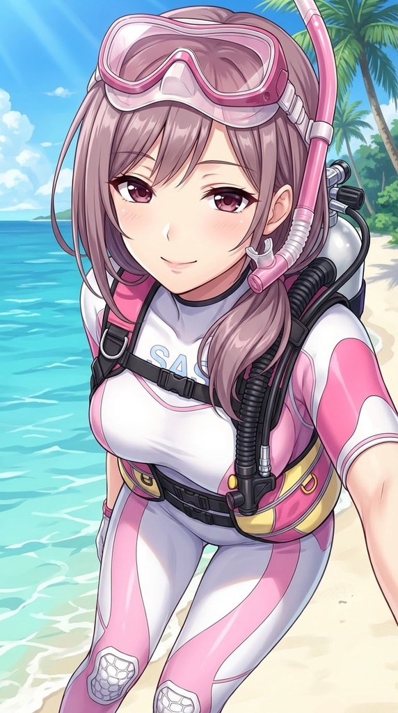 潜水女子 Vol.1 SAS ダイビング装備【水中を泳ぐ女性の美】 Diving Girls Vol.1 - SAS Diving Gear【The Beauty of Women Swimming Underwater】