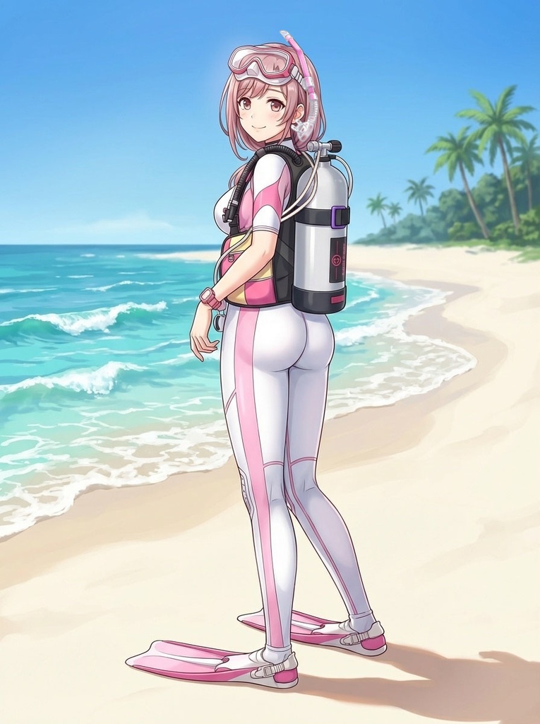 潜水女子 Vol.1 SAS ダイビング装備【水中を泳ぐ女性の美】 Diving Girls Vol.1 - SAS Diving Gear【The Beauty of Women Swimming Underwater】