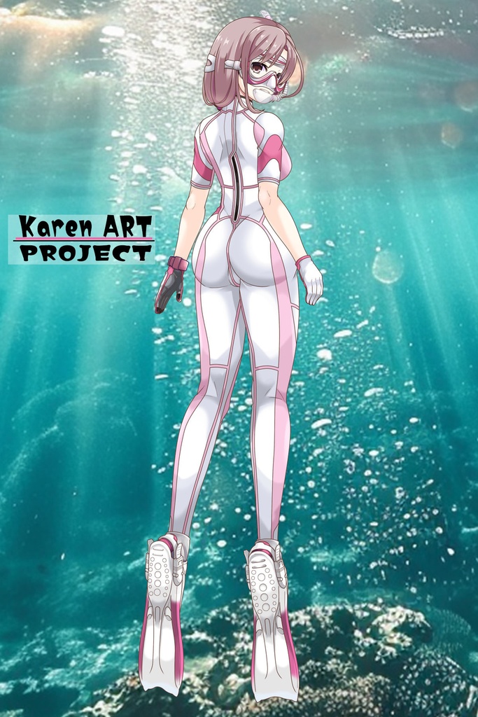 潜水女子 Vol.1 SAS ダイビング装備【水中を泳ぐ女性の美】 Diving Girls Vol.1 - SAS Diving Gear【The Beauty of Women Swimming Underwater】