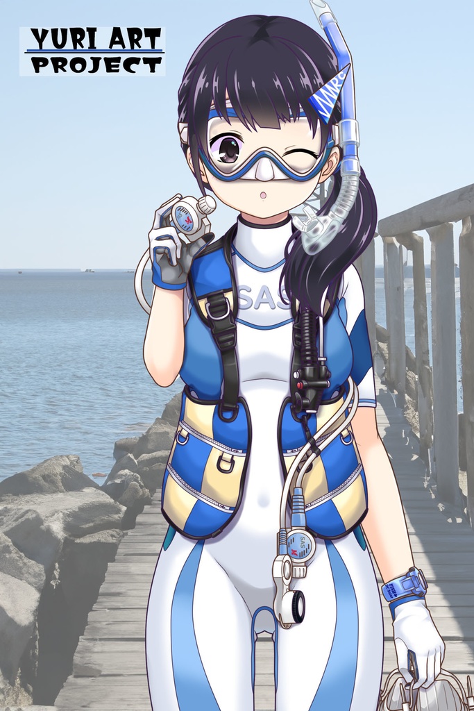 潜水女子 Vol.2 SAS ダイビング装備【水中を泳ぐ女性の美】 Diving Girls Vol.2 - SAS Diving Gear【The Beauty of Women Swimming Underwater】