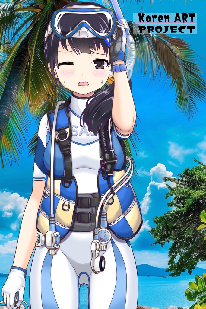 潜水女子 Vol.2 SAS ダイビング装備【水中を泳ぐ女性の美】 Diving Girls Vol.2 - SAS Diving Gear【The Beauty of Women Swimming Underwater】