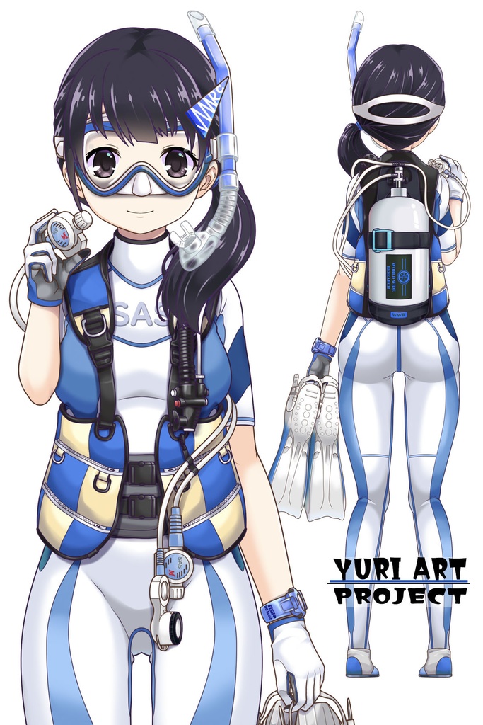 潜水女子 Vol.2 SAS ダイビング装備【水中を泳ぐ女性の美】 Diving Girls Vol.2 - SAS Diving Gear【The Beauty of Women Swimming Underwater】