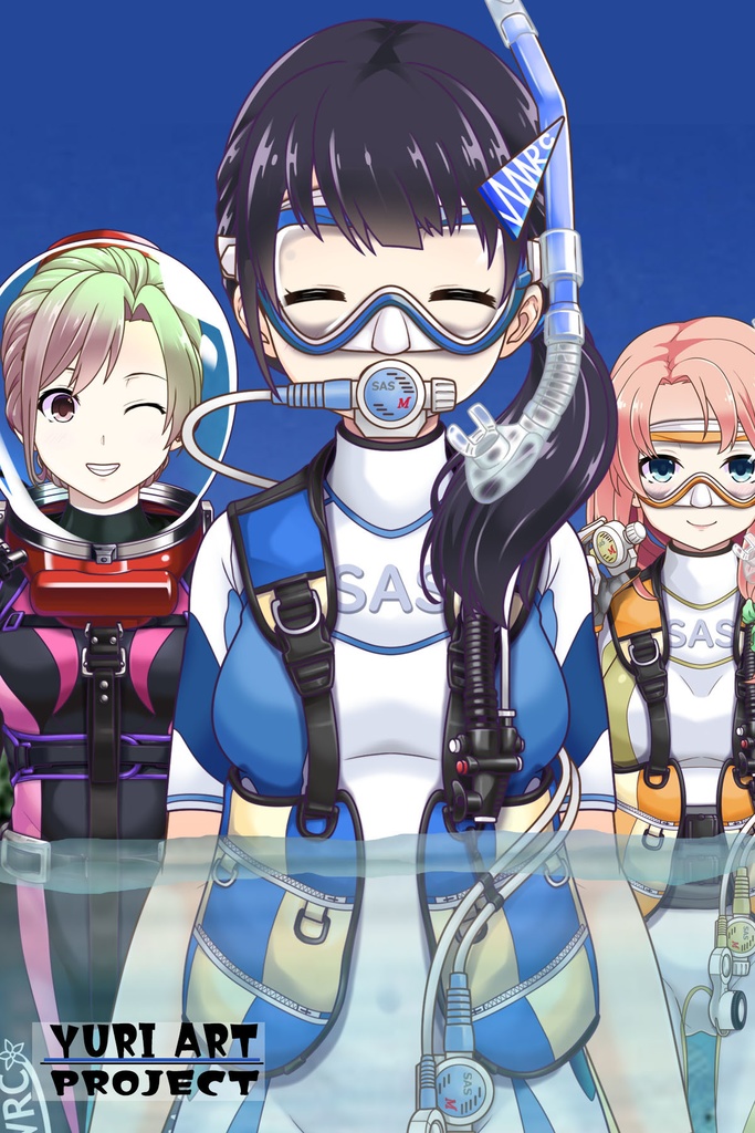 潜水女子 Vol.2 SAS ダイビング装備【水中を泳ぐ女性の美】 Diving Girls Vol.2 - SAS Diving Gear【The Beauty of Women Swimming Underwater】