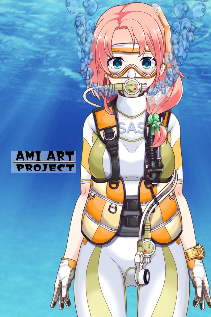 潜水女子 Vol.3 SAS ダイビング装備【水中を泳ぐ女性の美】 Diving Girls Vol.3 - SAS Diving Gear【The Beauty of Women Swimming Underwater】