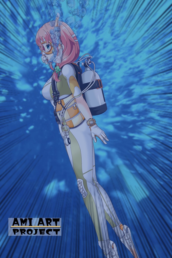 潜水女子 Vol.3 SAS ダイビング装備【水中を泳ぐ女性の美】 Diving Girls Vol.3 - SAS Diving Gear【The Beauty of Women Swimming Underwater】