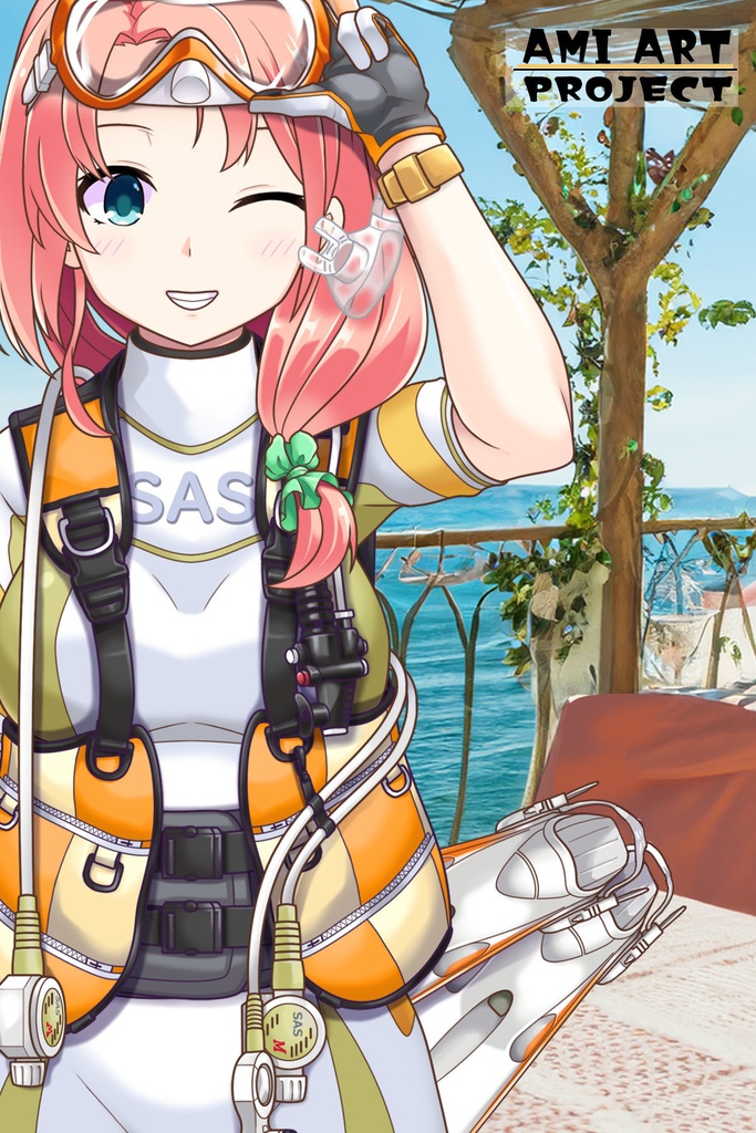 潜水女子 Vol.3 SAS ダイビング装備【水中を泳ぐ女性の美】 Diving Girls Vol.3 - SAS Diving Gear【The Beauty of Women Swimming Underwater】