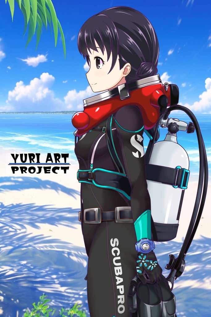 潜水女子 Vol.4 LAMAバブルヘルメット+SPro-WetSuit【水中を泳ぐ女性の美】 Diving Girls Vol.4 - LAMA-Bubble Helmet+SPro-WetSuit【The Beauty of Women Swimming Underwater】