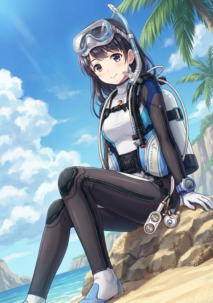 潜水女子 Vol.6 BISM-GEAR+BISM-WetSuit【水中を泳ぐ女性の美】 Diving Girls Vol.6 - BISM-GEAR+BISM-WetSuit【The Beauty of Women Swimming Underwater】