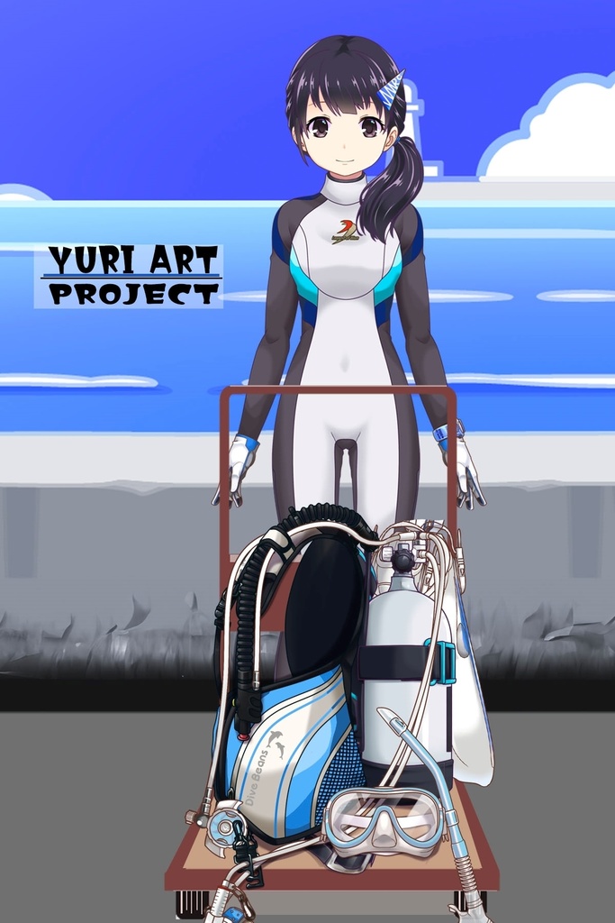 潜水女子 Vol.6 BISM-GEAR+BISM-WetSuit【水中を泳ぐ女性の美】 Diving Girls Vol.6 - BISM-GEAR+BISM-WetSuit【The Beauty of Women Swimming Underwater】