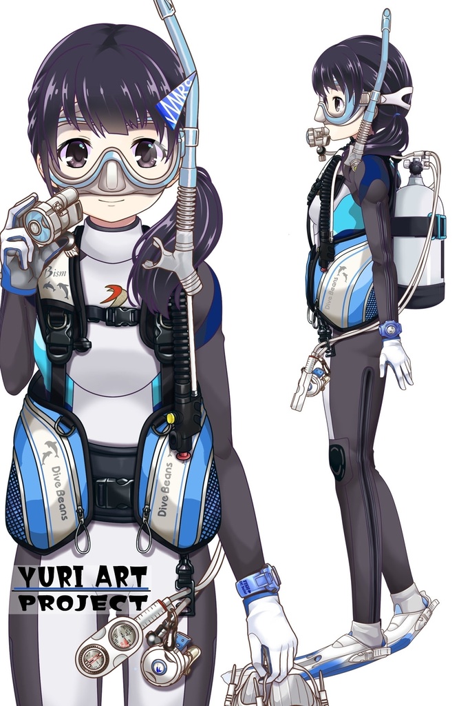 潜水女子 Vol.6 BISM-GEAR+BISM-WetSuit【水中を泳ぐ女性の美】 Diving Girls Vol.6 - BISM-GEAR+BISM-WetSuit【The Beauty of Women Swimming Underwater】